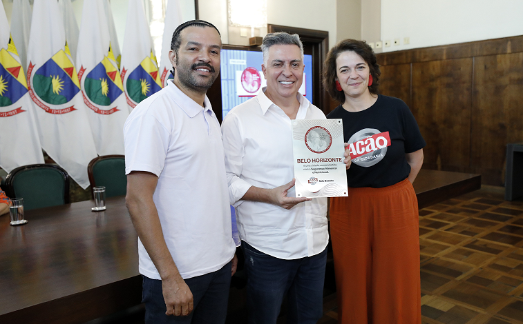 BH recebe Selo Betinho por iniciativas da PBH de combate à fome