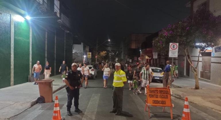 Operação de trânsito para o jogo Athletic Club x Volta Redonda, pelo Campeonato Brasileiro série B, no Independência, neste domingo (27)
