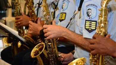 Banda de música da Guarda faz apresentação em evento cultural