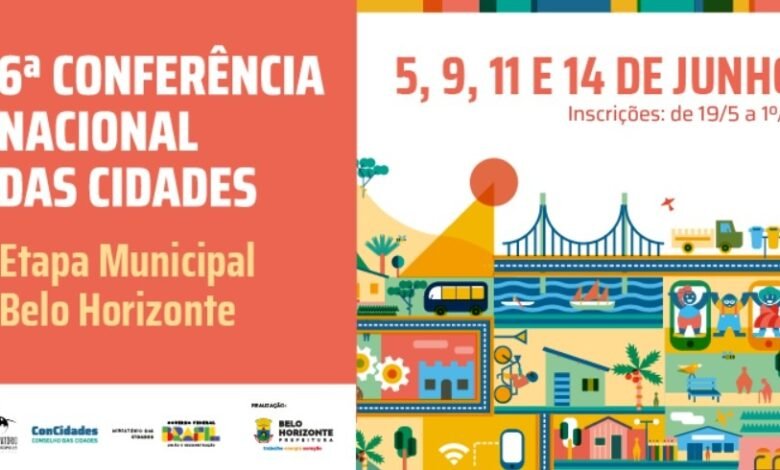 Inscrições para etapa BH da 6ª Conferência das Cidades começam nesta segunda-feira (19)