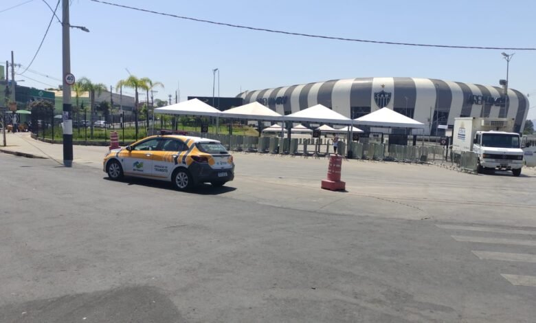 Operação de trânsito para Atlético x Cienciano, na Arena MRV, quinta-feira (29)