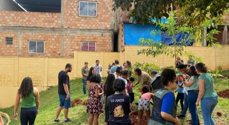 PBH realiza mais um plantio do programa Escolas Verdes em unidade da Rede Municipal
