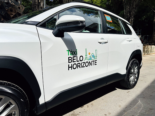 Taxistas de BH têm até 10 de julho para instalar a nova marca
