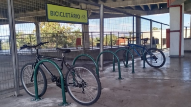 Estação Pampulha incrementa bicicletário com implantação de 30 novos paraciclos
