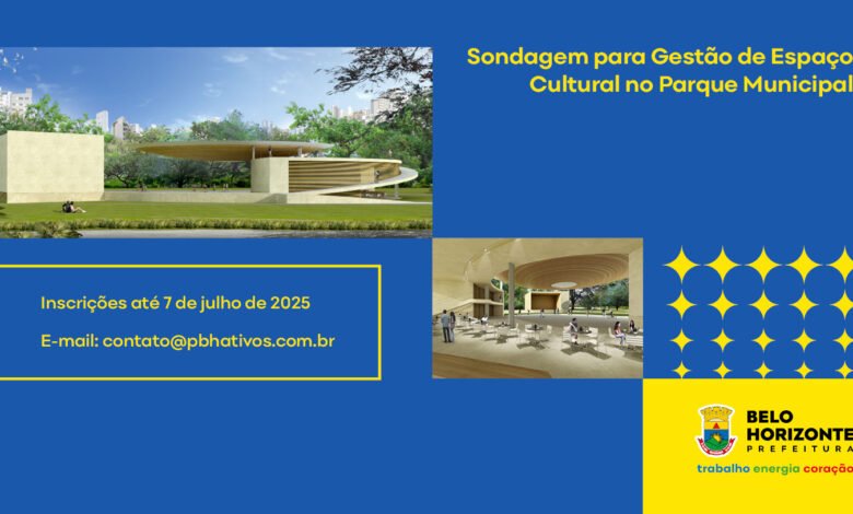 PBH abre sondagem para gestão do novo Espaço Multiuso no Parque Municipal