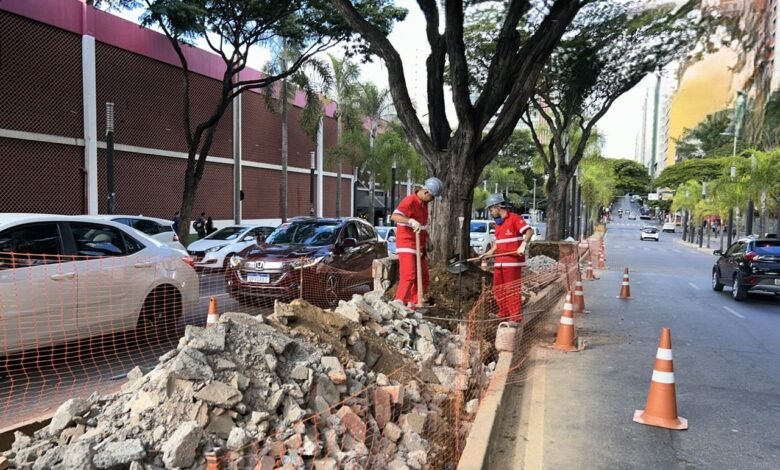 PBH revitaliza canteiro central da Avenida Augusto de Lima