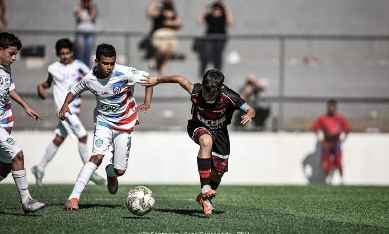 Sábado (14) será de decisão nas categorias sub-14 e sub-15 da Copa Centenário