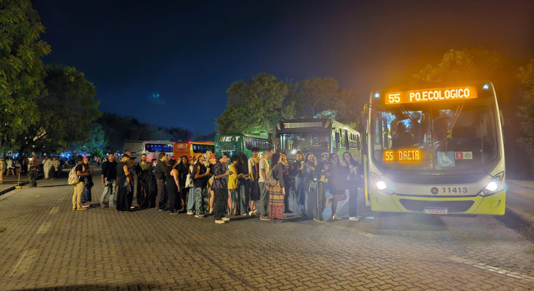 Operação de trânsito para o show do Natiruts no Parque Ecológico da Pampulha