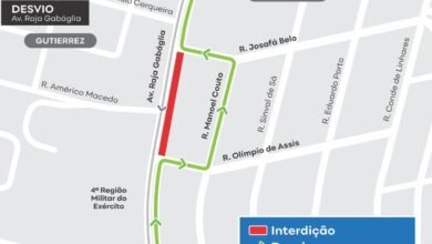Raja Gabaglia será interditada para obras da Copasa a partir deste sábado (12)
