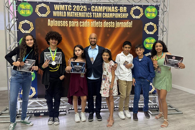 Alunos da rede municipal são premiados em Olimpíada Internacional de Matemática