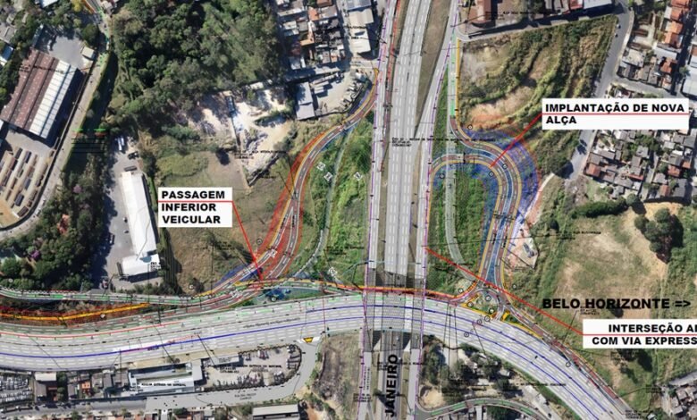 Licitação aberta pela PBH para construção de trincheira no Novo Anel com Via Expressa