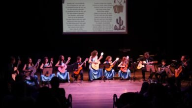 Espetáculo une música e imagens no Teatro Raul Belém Machado