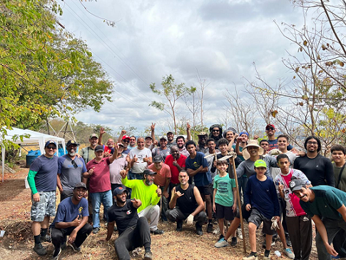 Mutirão revitaliza o Parque Fernando Sabino, área verde na Serra do Engenho Nogueira