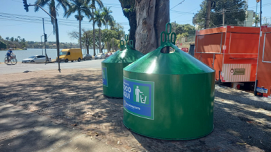 Novos contêineres reforçam a coleta de cascas de coco na Pampulha