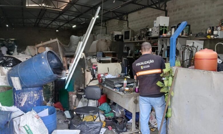 Mais de 200 estabelecimentos foram fiscalizados pela Operação Ferro-Velho