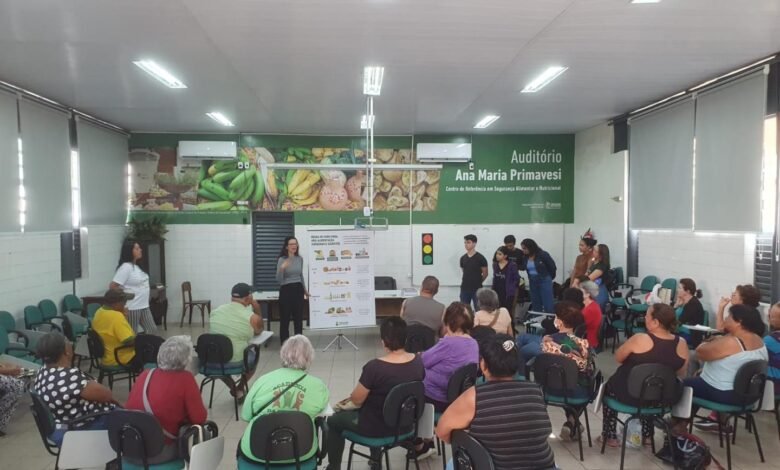 Oficinas de Educação Alimentar deste ano serão encerradas no Cresan Mercado da Lagoinha