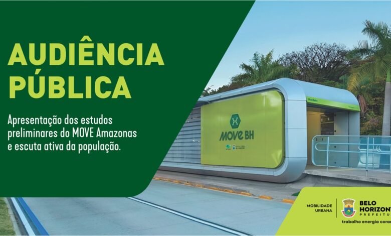 PBH promove audiência pública sobre o Move Amazonas neste sábado (18)