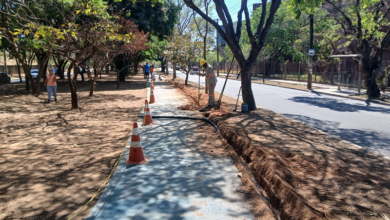 Pista de caminhada da Avenida José Cândido da Silveira ganha nova iluminação