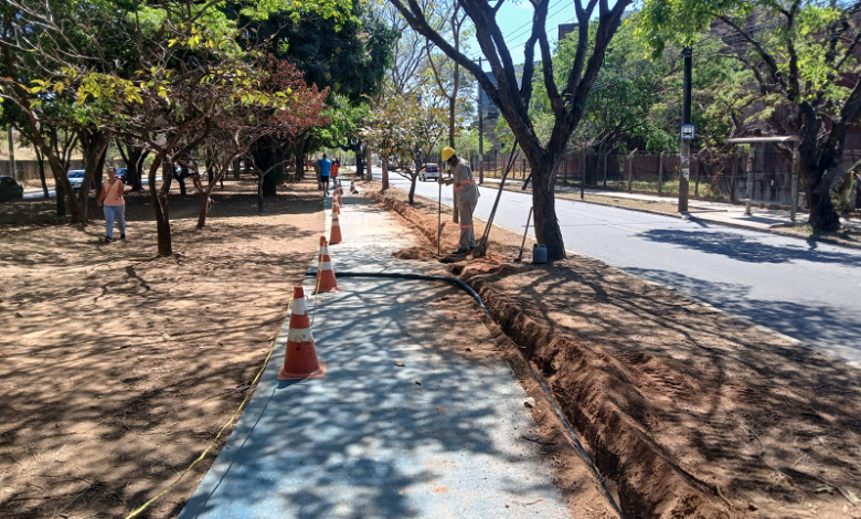Pista de caminhada da Avenida José Cândido da Silveira ganha nova iluminação