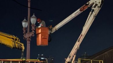 Prefeitura de BH inicia reforma dos postes históricos do Viaduto Santa Tereza