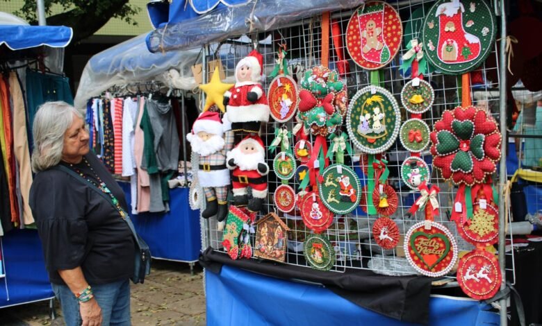 Feira do Programa Espaço da Cidadania oferece opções para presentear no Natal